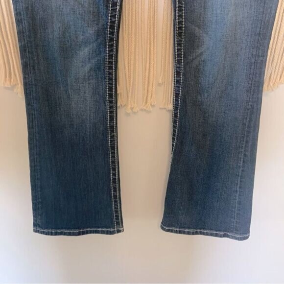 MISS ME Women’s Peace Sign Embellished JY5949BD Bootcut Jeans Size 28 - Picture 7 of 16